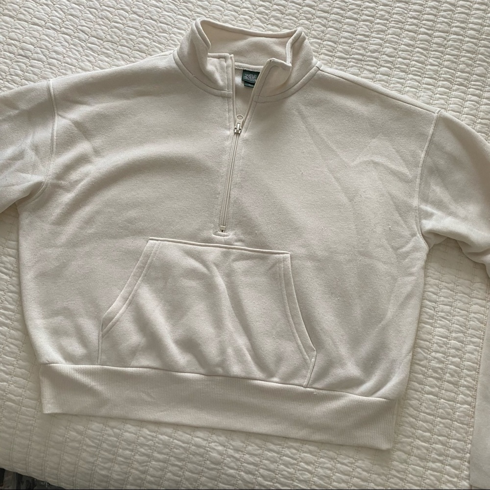 wild fable cropped quarter-zip